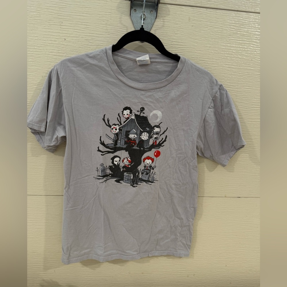 Gray Kids Graphic T-Shirt